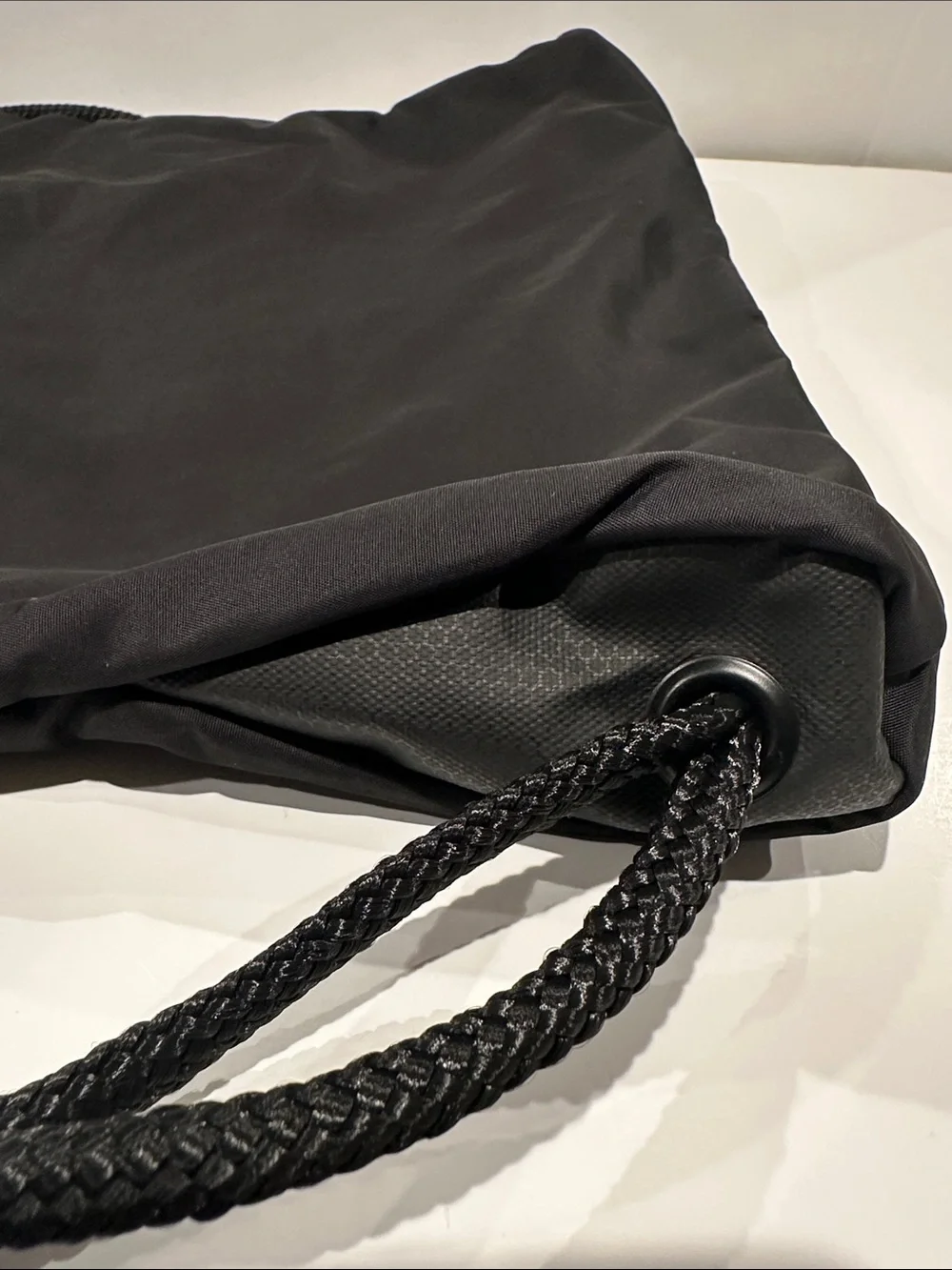 NWT Adidas Media Safe Fully Lines Pull String Back/Shoulder Bag w/Side pocket.